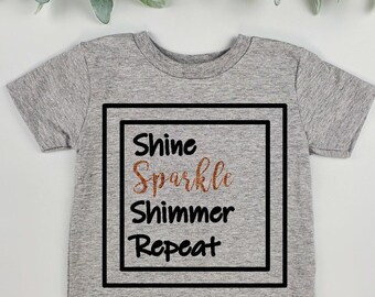 Baby Girl Born To Sparkle TshirtToddler Girl Born To Sparkle Tee Kid TshirtCute Girl ShirtsBaby TeeToddler TeeCute Shirts