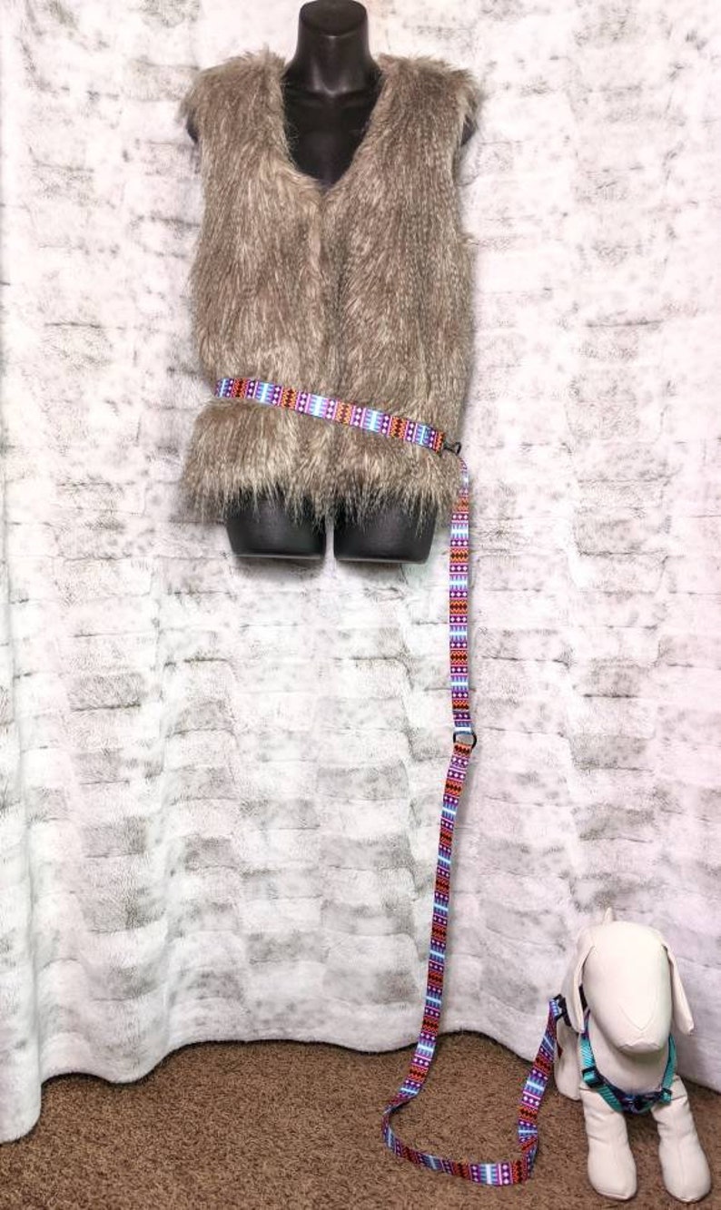 1 Hands Free Dog Leash Multi Use Dog Leash Around the Waist Etsy