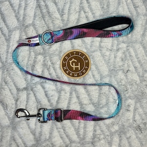 Handmade Adjustable Traffic Dog Leash: Multi Use Lead with Neoprene Handle