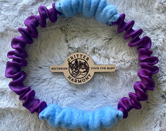 Handmade Fleece Bungee Dog Toy Hoop: Tug and Toss Ring