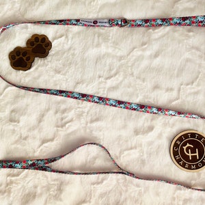 1/2 ”Hundeleine, Katzenleine, Standard Design, Verkehrsknotenpunkt, D Ring, leicht und langlebig, handgefertigt von Critter Harmony