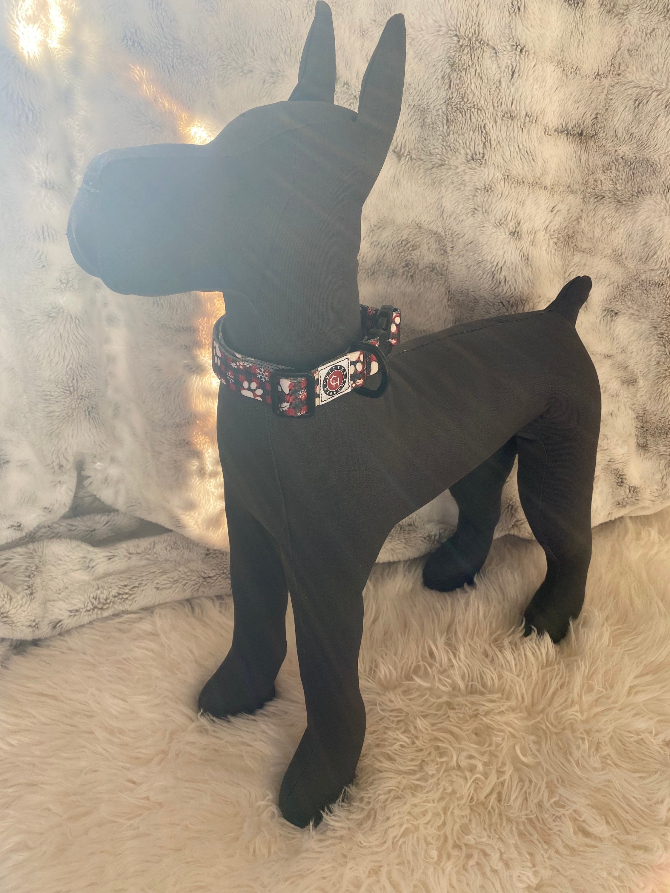ハンドメイド1インチプリントポリエステル犬用首輪 - 軽量設計 - Etsy 日本