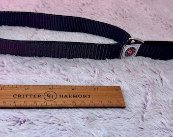 1” Adjustable Slip Dog Collar, Handmade Gift Unique Lightweight Design by Critter Harmony, Made in Idaho USA, Solid Colors