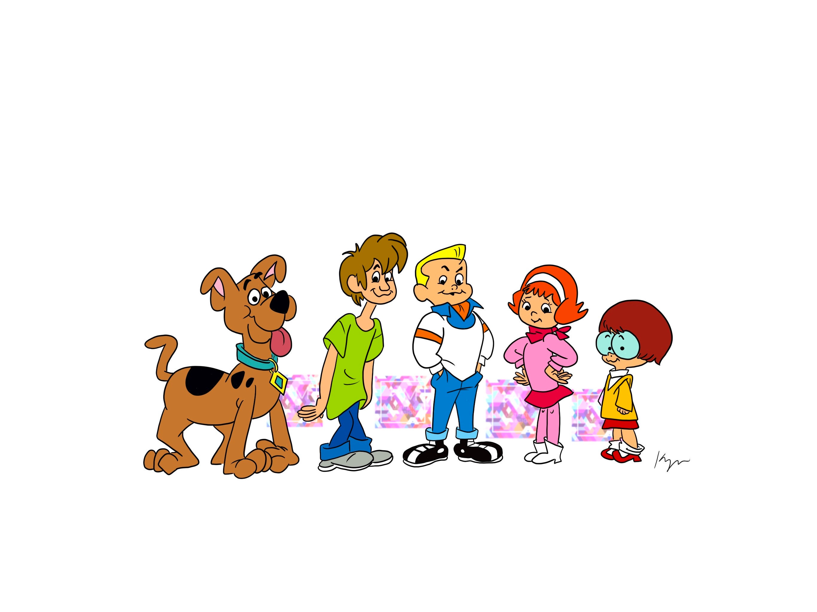 A pup named scooby doo characters