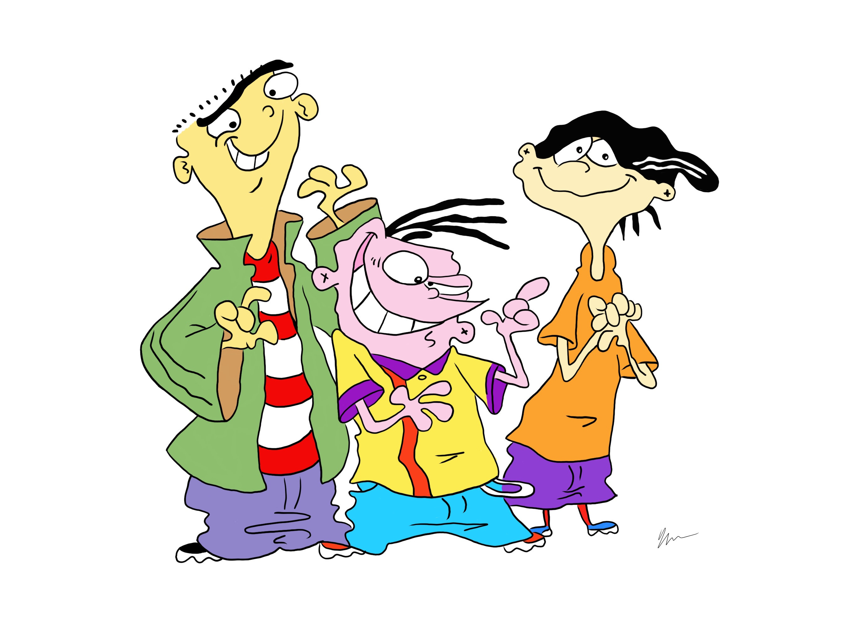 Ed, Edd, and Eddy Instant Download Printable Digital Drawing - Etsy