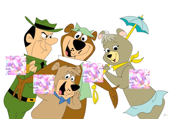 Yogi Bear Cartoon Instant Download Printable Digital Drawing - Etsy Yogi Bear Cartoon Instant Download Printable Digital Drawing - Etsy