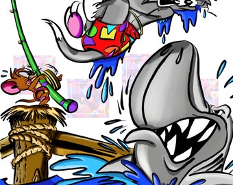 Tom & Jerry Instant Download Disegno digitale stampabile