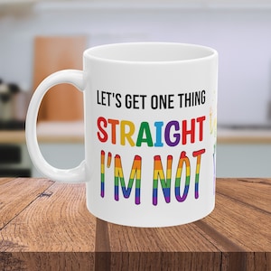 Gay Pride Coffee Mug, LGBTQ Pride Mug, Rainbow Pride Cup, Equality Coffee Mug, Pride Mug, Pride Month Cup, Proud Ally Coffee Mug, LGBTQ Gift
