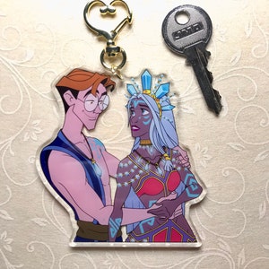 Just The Two Of Us -- Kida & Milo -- KEYCHAIN