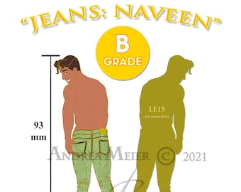 Jeans: NAVEEN PIN - B GRADE