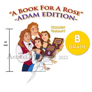 A Book For A Rose (Adam) Pin - B GRADE
