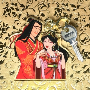 Just The Two Of Us -- Mulan & Li Shang -- KEYCHAIN