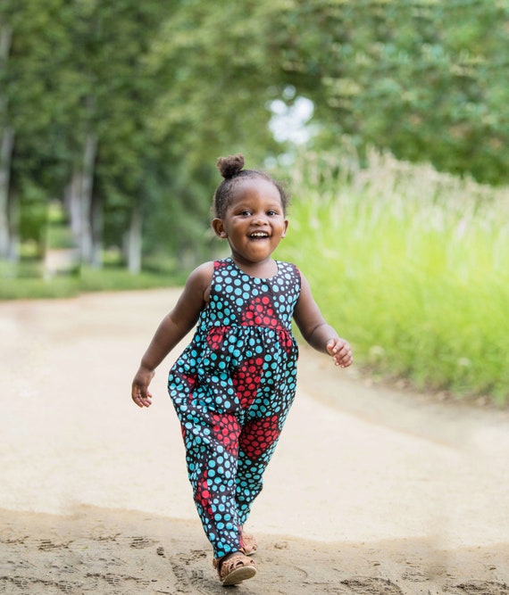 ankara jumpsuit for baby girl
