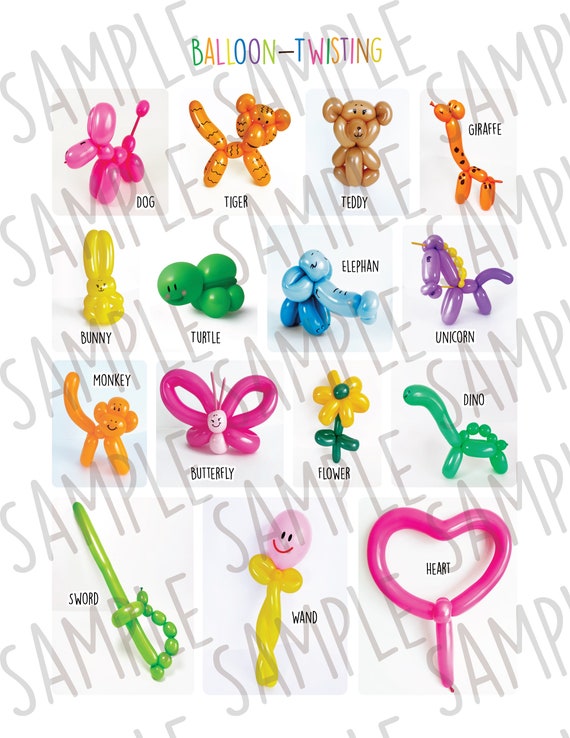 Balloon cheap animals easy