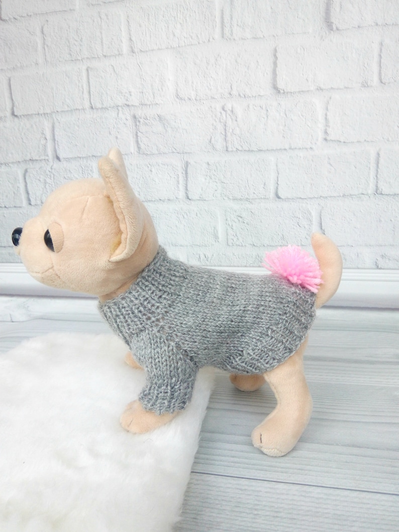 Personalized Puppy Sweater Knit Woolen Sweater for Small Etsy