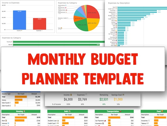 Google Sheets Debt Template