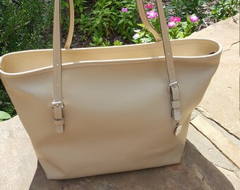 Ladies Genuine Leather Tote Handmade