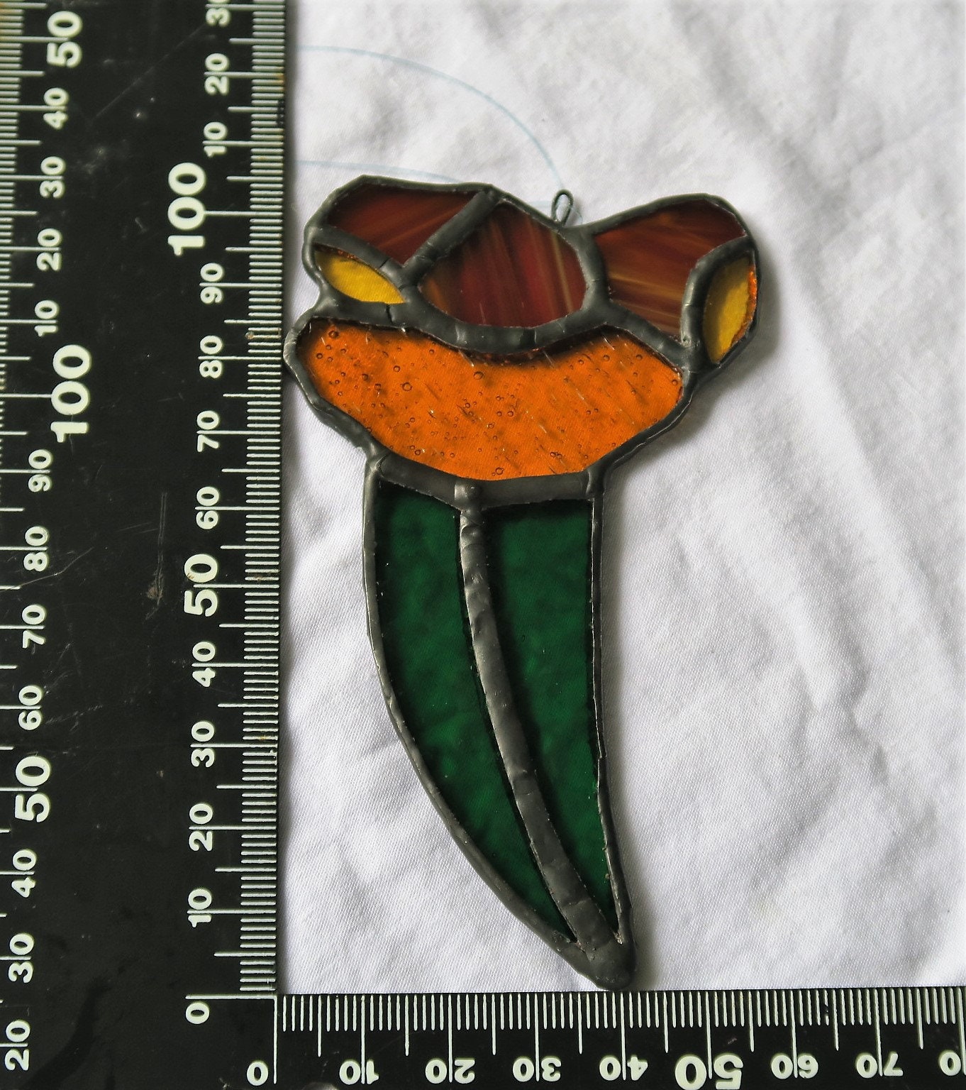 Gum Leaf Suncatcher in Stained Glass Handmade in Australia Etsy