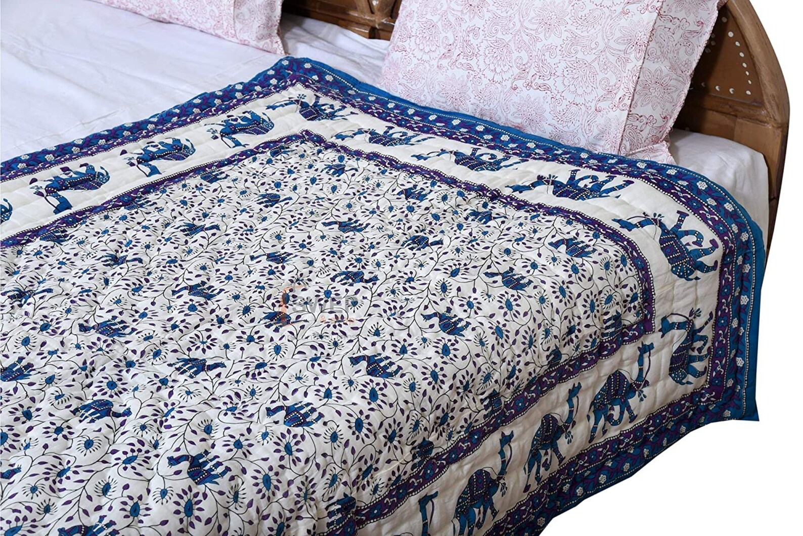 QuiltHandmade Cotton Voile Jaipur Handmade Camel Print Quilt Etsy