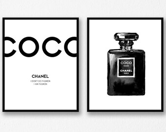 Chanel Printable Art Etsy