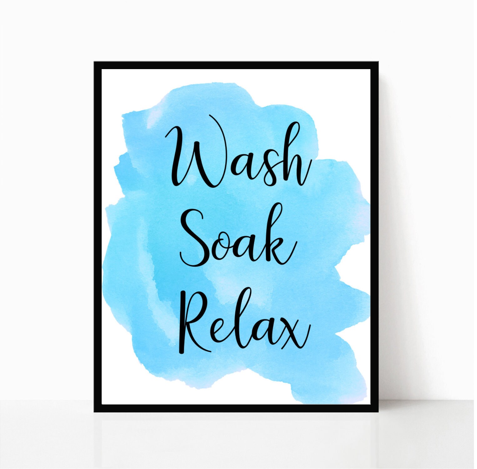 Wash Soak Relax Printable - Printable Word Searches