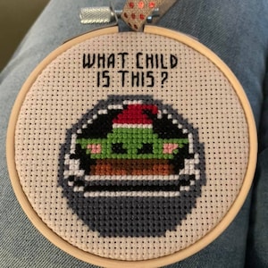 What Child Is This Ornament Cross Stitch Pattern