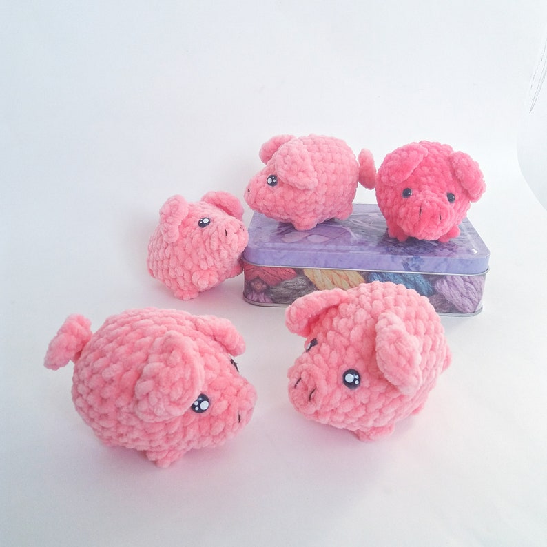 Personalized cute piggy toy Little pink pig plushie Gift to Etsy
