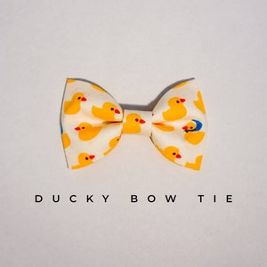Ducky Bow Tie - Bow Ties for Dogs & Cats - Bow Tie Add-On - Pet Bow Tie - Cat Bow Tie - Bowtie - Dog Bow Tie - Bow Ties for Dogs - Dog bow