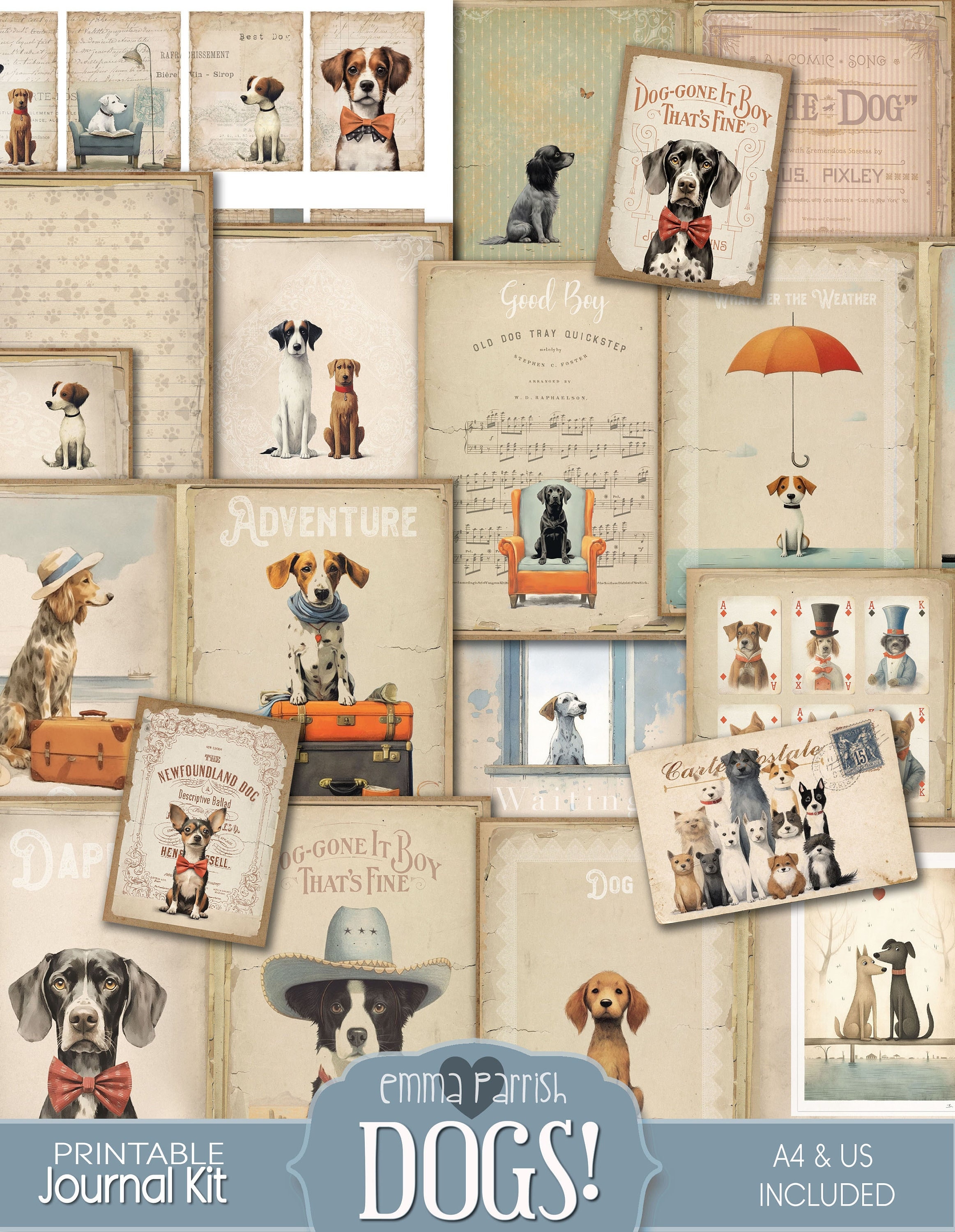 Violet Studio Best in Show Puppy Scrapbook Kit