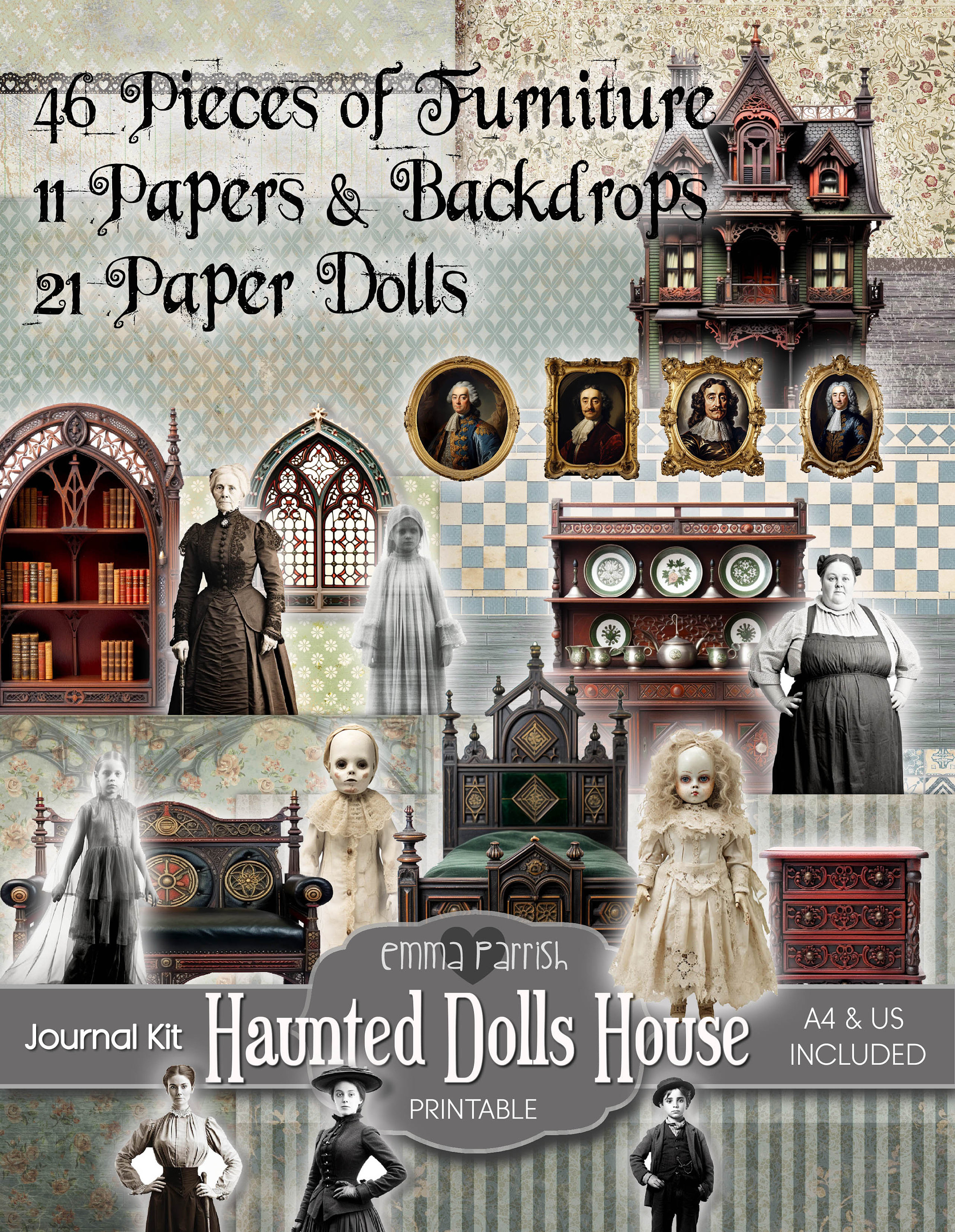 Horror doll house sale