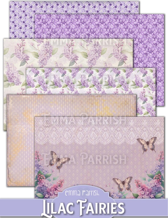 雑貨・ステーショナリー ジャンクジャーナル Flower Fairies Purple