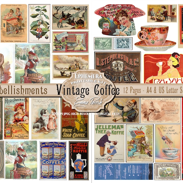 Coffee Scrapbook - Etsy