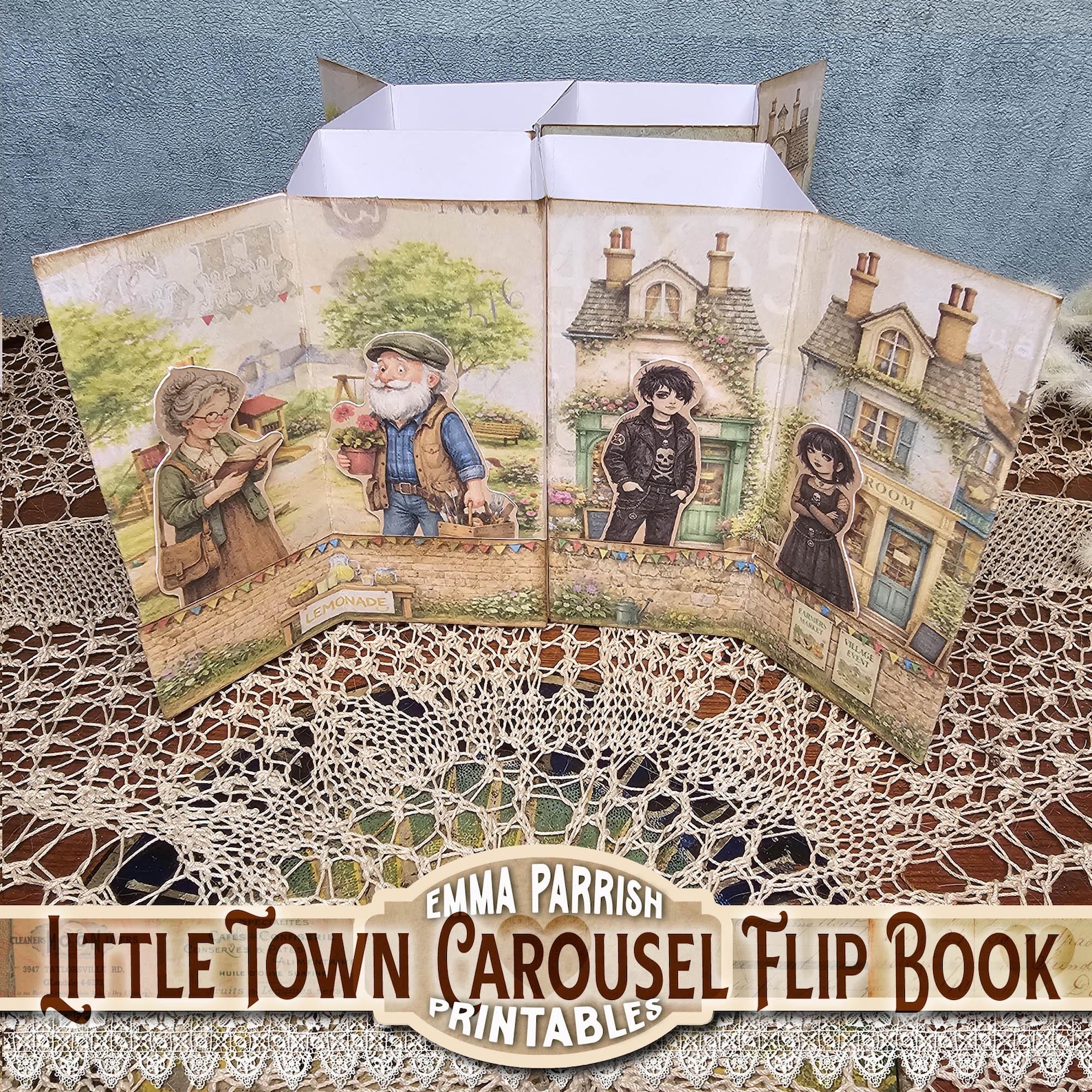 Printable Mini Junk Journal Kit | Digital Papercraft Download ...