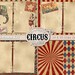 Vintage Circus Junk Journal Kit, Printable Circus Digital Paper Set, Shabby Circus Ephemera ...
