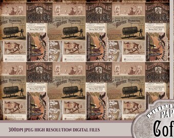 アンティーク　コーヒー袋　ジャンクジャーナル　③ il_340x270.3404596246_eyyy.jpg