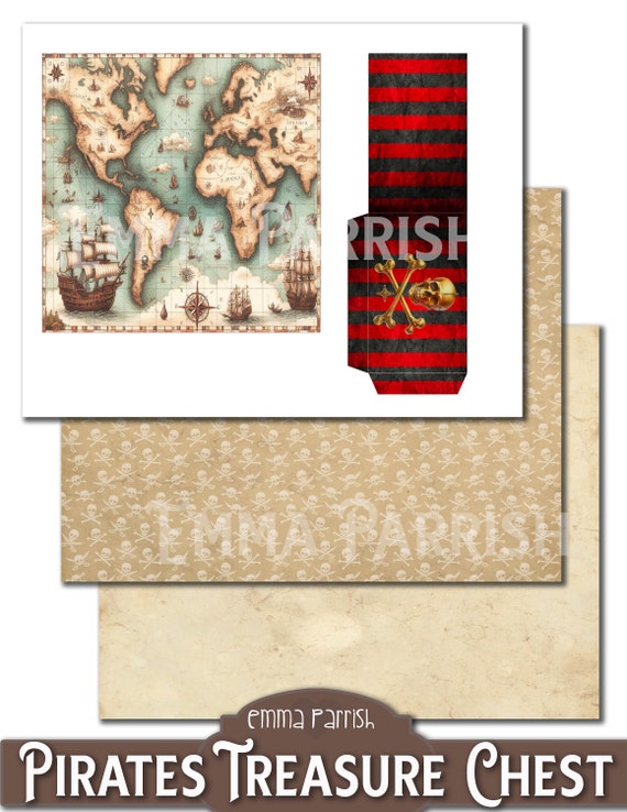 Printable Treasure Chest Map