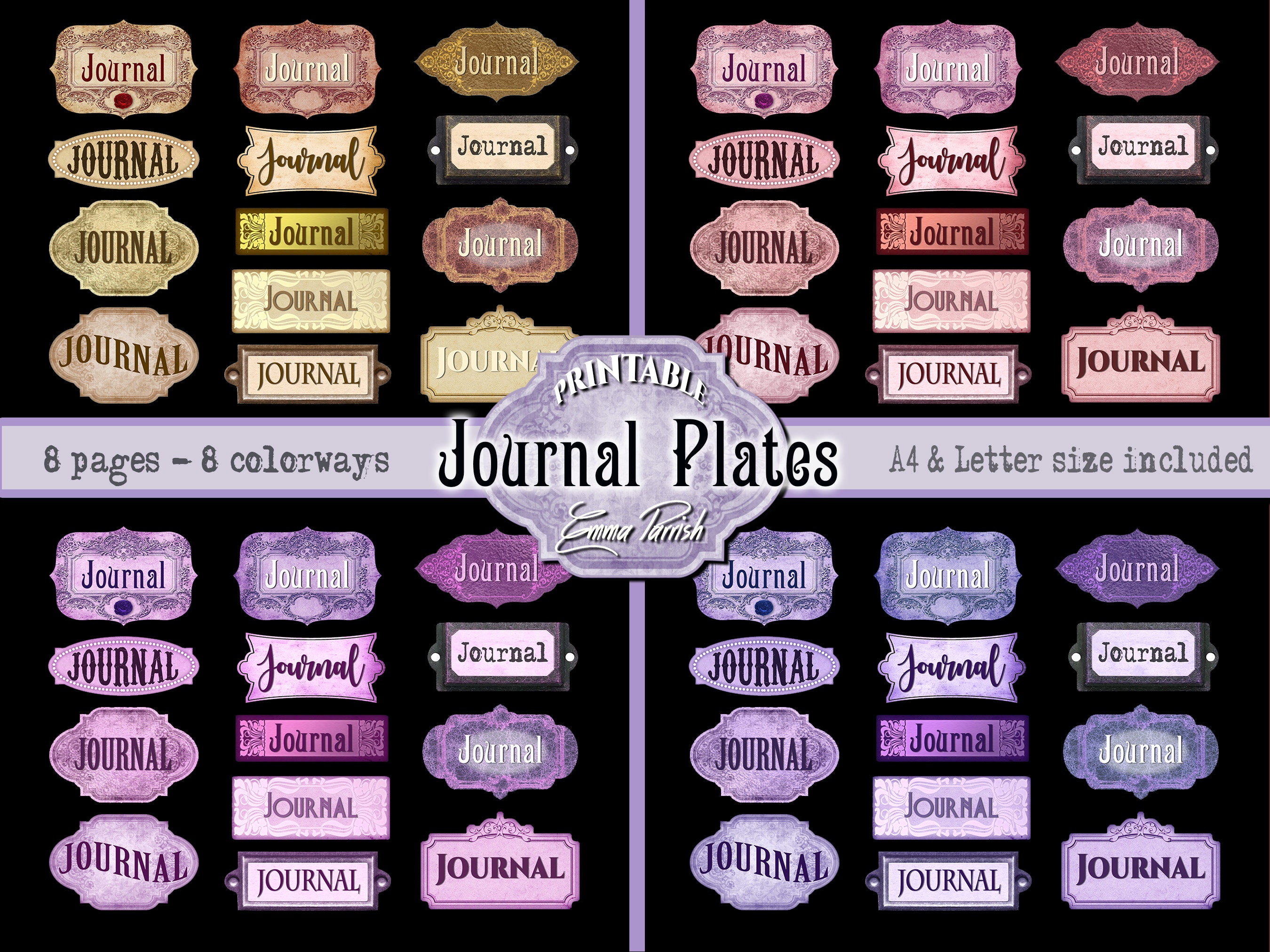 Printable Junk Journal Words Kit Junk Journal Printable | Etsy UK