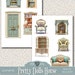 Pretty Dollhouse Journal Kit, Printable Dolls House Book, Paper Dolls ...