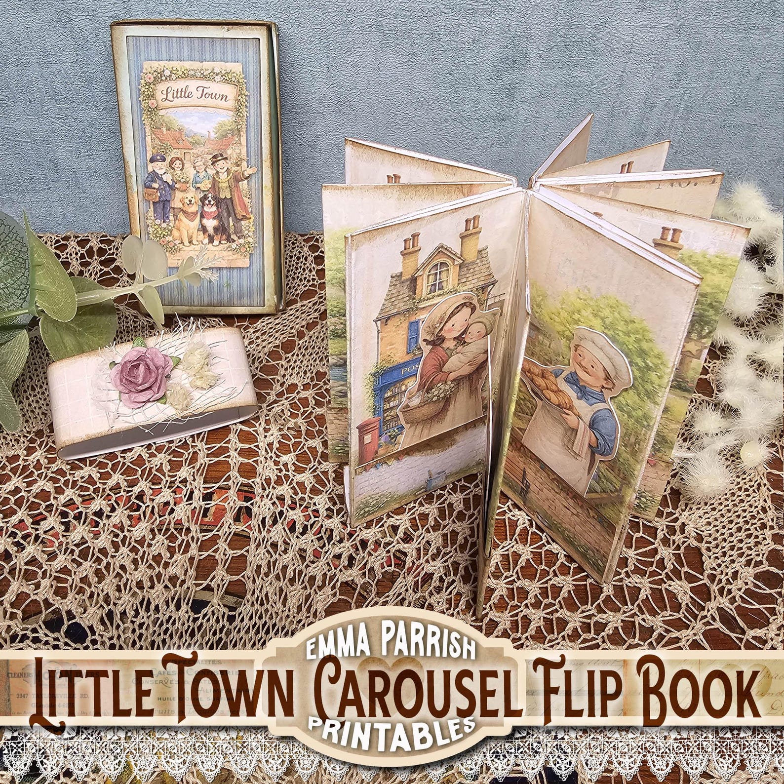 Printable Mini Junk Journal Kit | Digital Papercraft Download ...