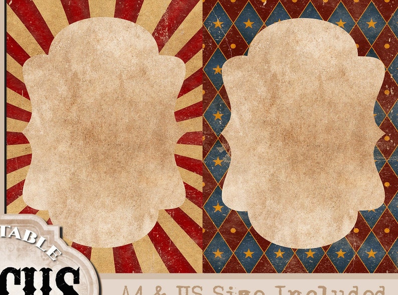 Vintage Circus Junk Journal Kit Printable Circus Digital - Etsy