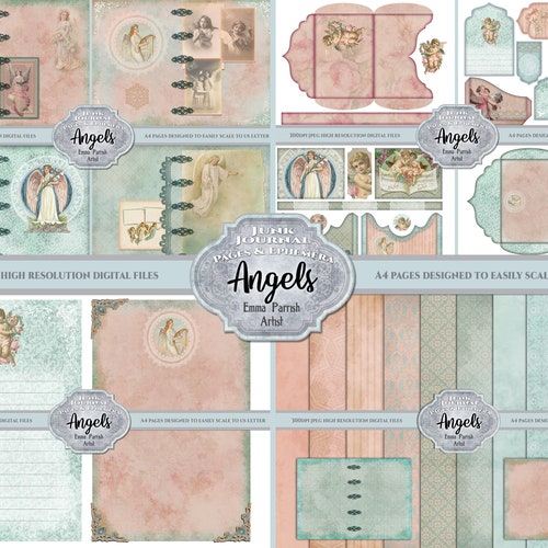 Baby Girl Junk Journal Printable Digital Download Kit New Etsy