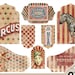 Vintage Circus Junk Journal Kit, Printable Circus Digital Paper Set ...
