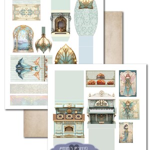 Puede incluir: Kit de diario emergente imprimible con un escondite de hadas azul. El kit incluye una variedad de piezas recortables para crear una casa de hadas caprichosa, que incluye una chimenea, una cama, un piano y una estufa. El kit tambi&eacute;n incluye un tutorial.