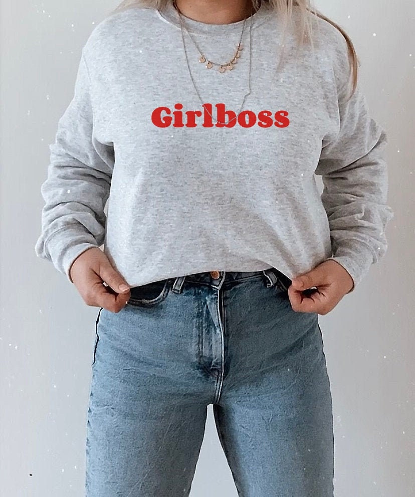 Girl Boss Sweatshirt Jumper Hoodie Small Business Owner Etsy