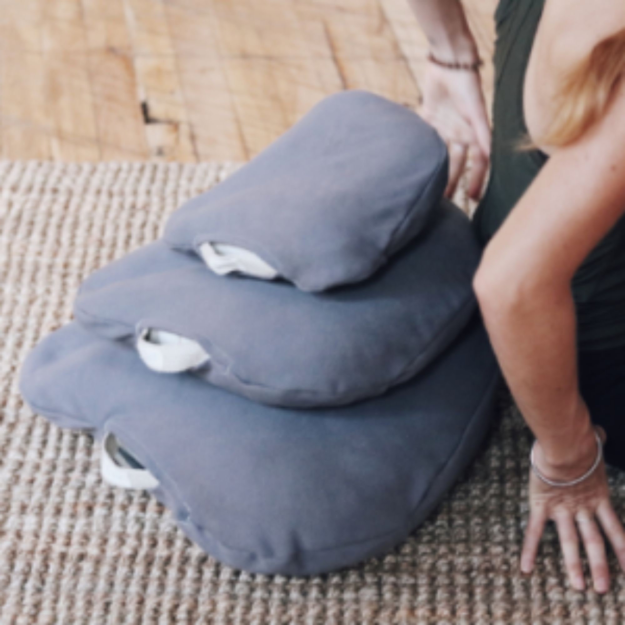 Collection of Yoga Posture Training Mediation Pillow Combinable Lumbar Bolster Restorative Yoga