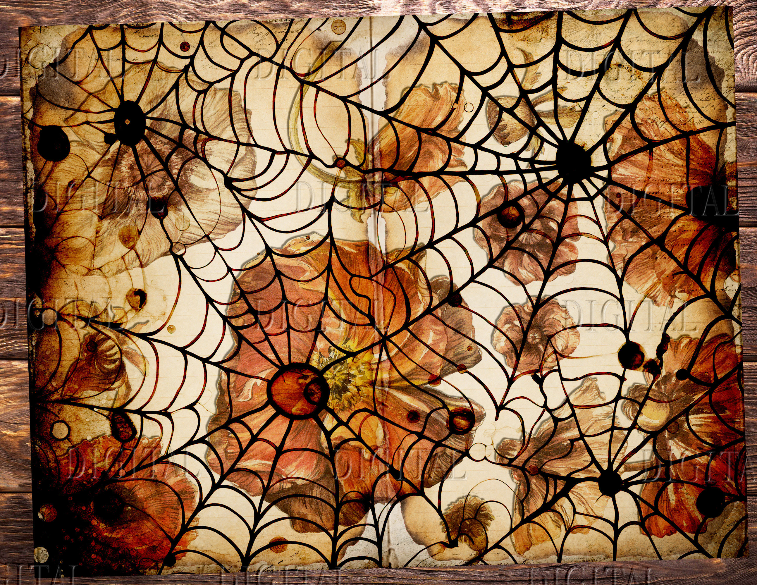 Halloween Junk Journal Printable, Spooky Gothic Printable Pages - Etsy