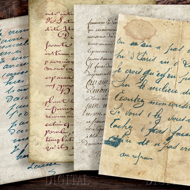 Sign Writing Lettering R French Papers/ Letters - Etsy