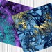 Sparkling Turquoise Purple Gold Digital Paper, Marble Textures, Glitter ...