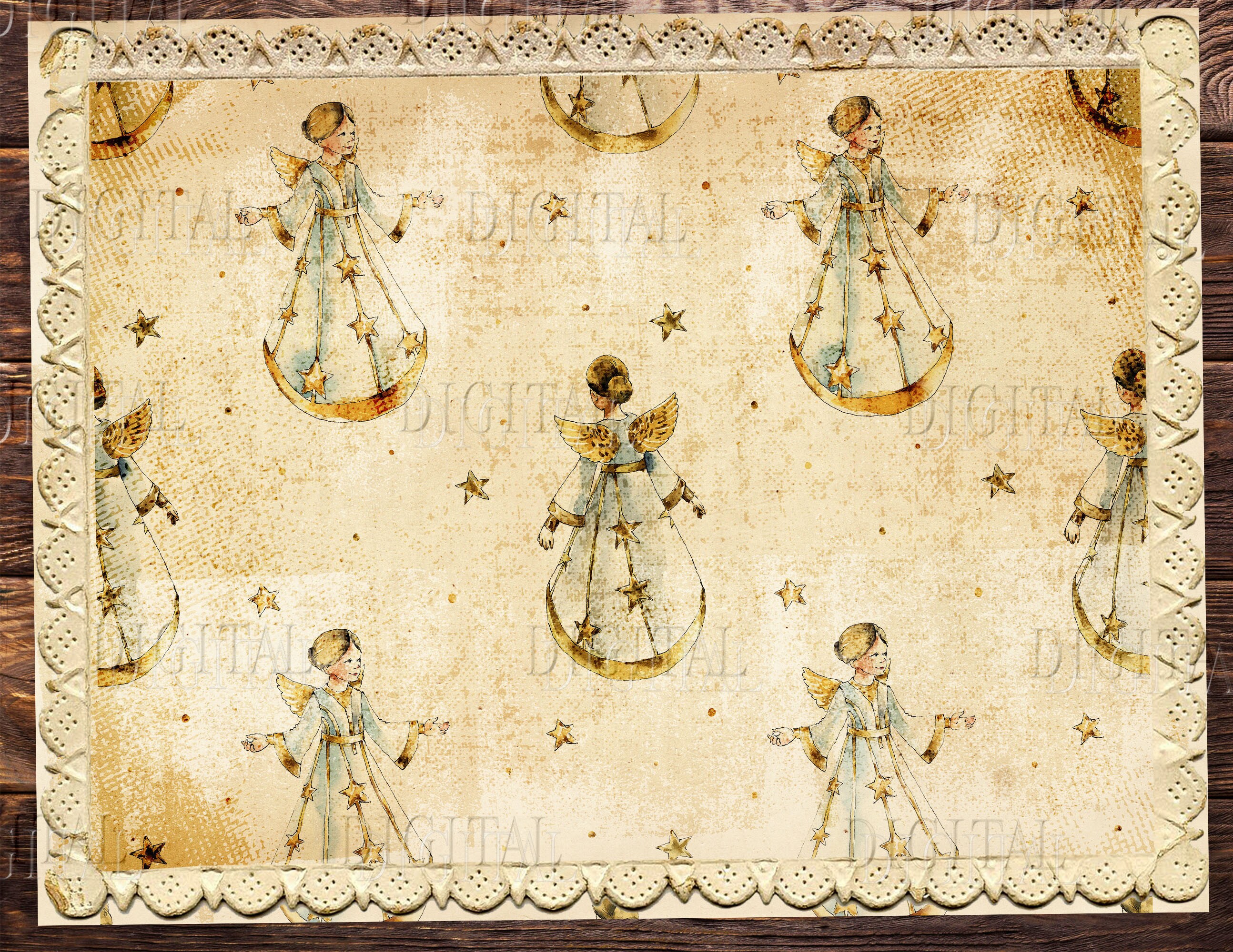 Christmas Backgrounds 10 Junk Journal Pages Instant - Etsy