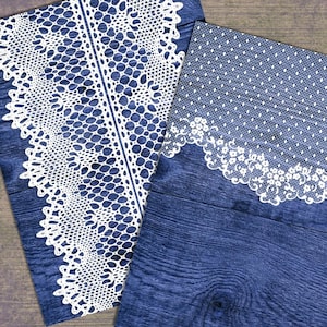 Junk Journal Digital Lace Pages Printable